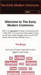 Mobile Screenshot of commons.earlymodernweb.org