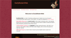 Desktop Screenshot of earlymodernweb.org